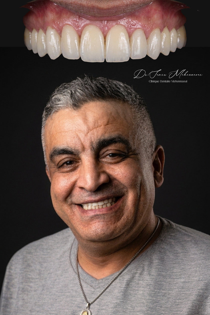 Remplacement d’une dent manquante par implant après